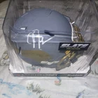 Justin Jefferson Minnesota Vikings Signed Slate Mini Helmet. Beckett Certified