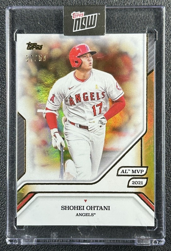 SHOHEI OHTANI 2025 TOPPS MVP COLL #2 GOLD FOIL 37/50 ANGELS