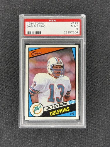 DAN MARINO 1984 Topps #123 Rookie RC PSA 9 Dolphins HOF