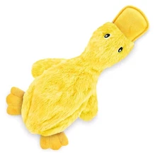 Crinkle Dog Toy for Small Medium and Large Breeds Cute No Stuffing Duck.
