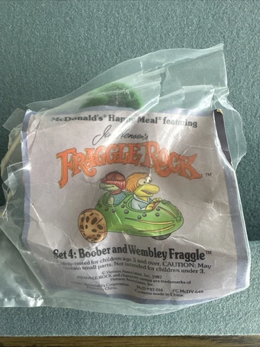 Vintage Fraggle Rock Pickle Car Boober & Wembley 1988 McDonald's Jim Henson 