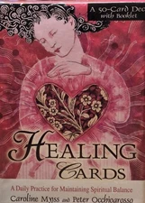 Healing Cards by Caroline Myss and Peter Occhiogrosso, 50 Card Deck and Booklet