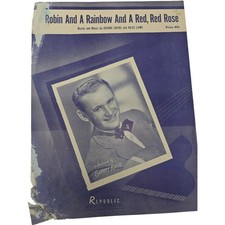 Vintage Old New England Moon Sheet Music Dave Vance