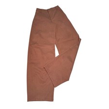Alice + Olivia Classics Cedar Brown Wide Leg Trousers Pants Corporate Core