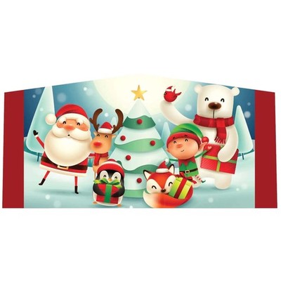 North Pole Art Panel 10x5 Vinyl Banner for 13ft Inflatable Modular Bounce House