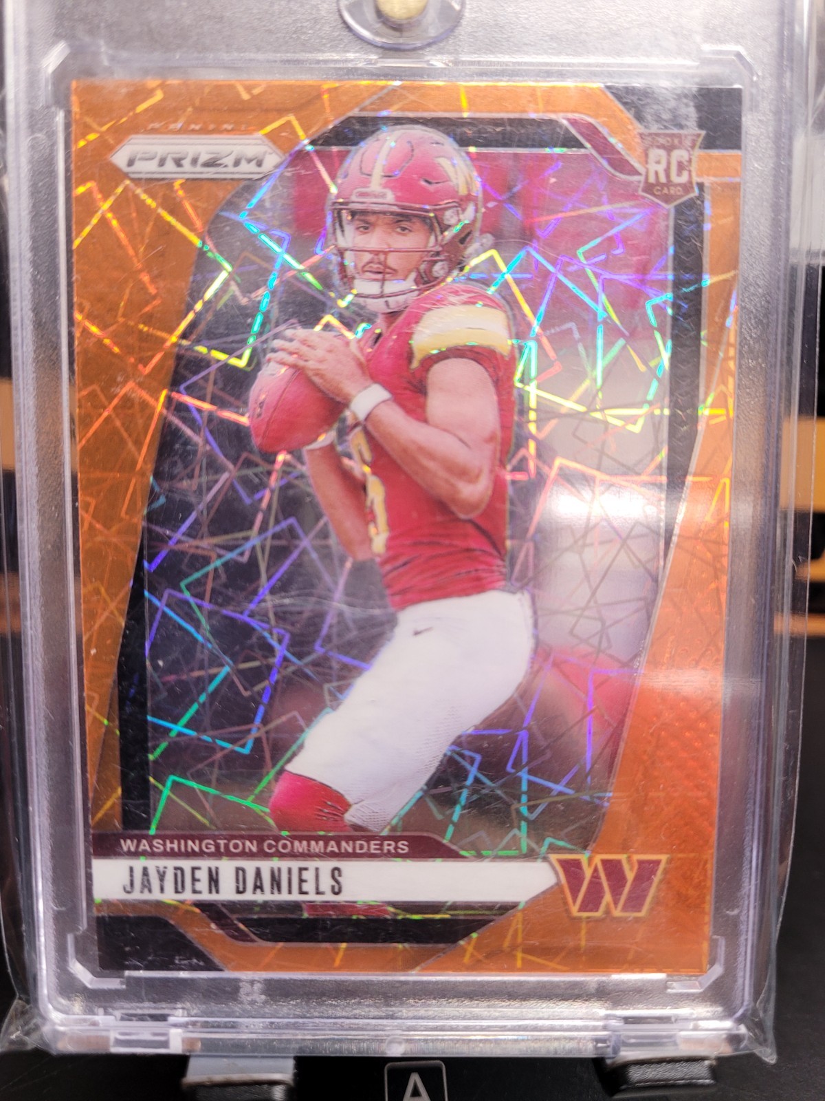 2024 Panini Jayden Daniels Lazer Prizm #347 Washington Commanders RC