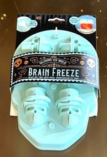 Evriholder Calavera Molde de Hielo Congelación Cerebral Silicona Cubo de Hielo Bandeja con Embudo 6 Cubos
