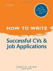 How to Write: Successful Cvs And Job Applications v... | Buch | Zustand sehr gut
