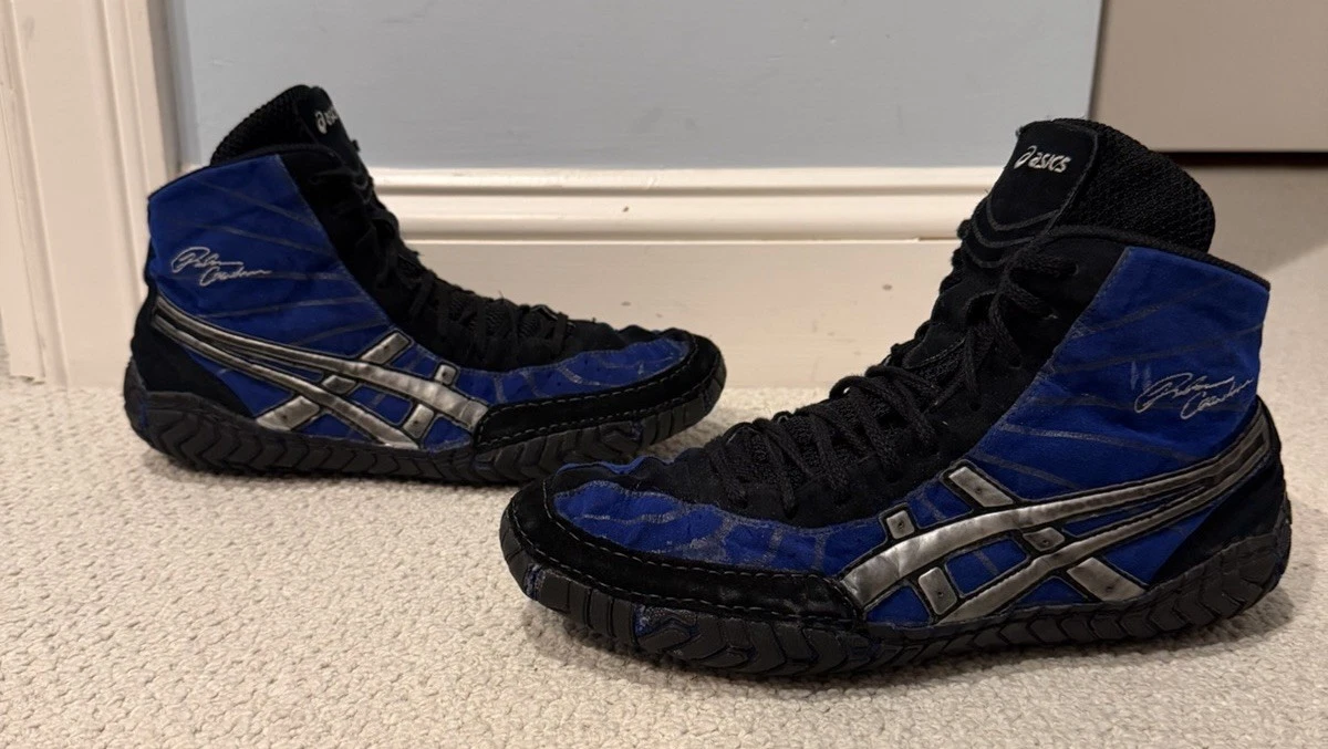 Custom 2008 Rulon Wrestling‎ Shoes Black Gold Men\'s Sz 7.5 (Fit Big) Rulons RARE c5fb3338079cd74e_original.jpeg main image 2