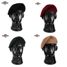 Black Special Forces Woolen Beret Military Hat Soldier Hat Combat Uniform Hat