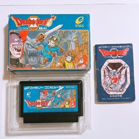 Dragon Quest 1 2 3 4 I II III IV Famicom Japan FC NES Nintendo Game