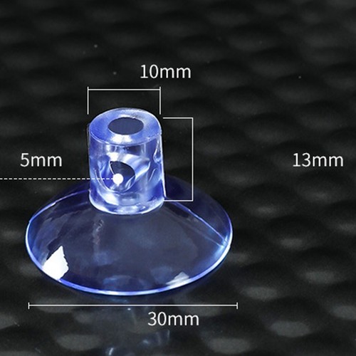 30mm Dual Hang Suction Cups with Side Hole Plastic/Rubber Casement Suckers - Picture 6 of 6