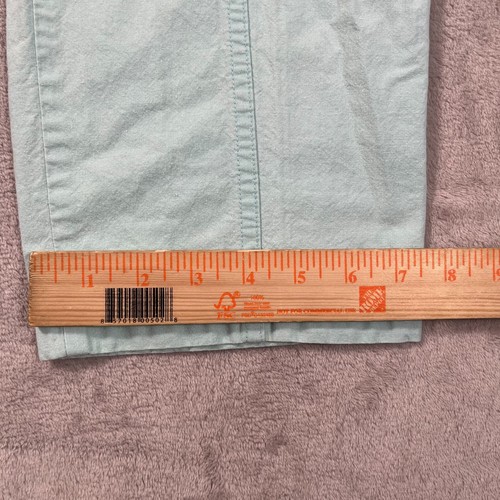 Vintage Ocean Pacific Pants Kids Size 11 Light Blue Green Pull On Stretchy Waist - Picture 11 of 15