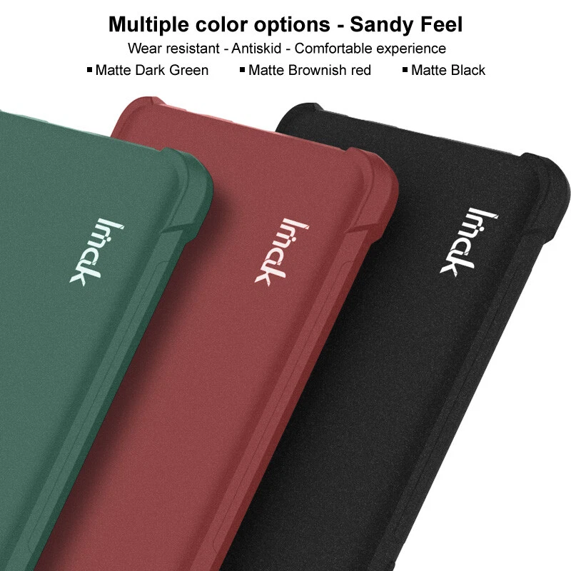 For ZTE nubia Z60 Ultra, imak Shockproof Sandy Matte Soft TPU Rubber Case Cover - Image 4 of 4