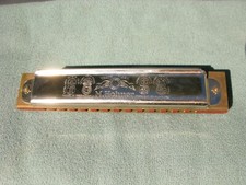 LOOK M. Hohner Marine Band No 365 Harmonica Made In Germany 14 Hole Key Of G