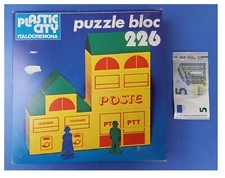 Costruzioni Plastic City Italocremona 226 Puzzle Bloc Poste Bi-Bloc Bimbo-Bloc