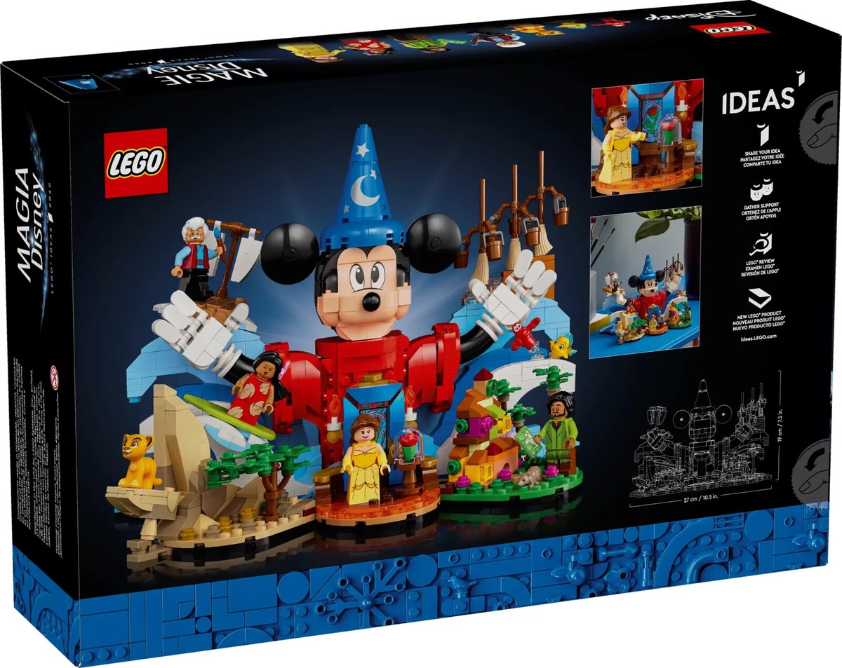 LEGO Ideas Magic of Disney 21352 – 1,103 pcs – Sealed Box – Free