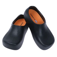 STICO Mens Chef Kitchen Slip Resistant Safety Rubber Occupational Shoes Black