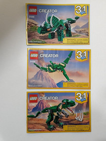 Lego Creator 3-in-1 Set 31058 Mighty Dinosaurs - Complete