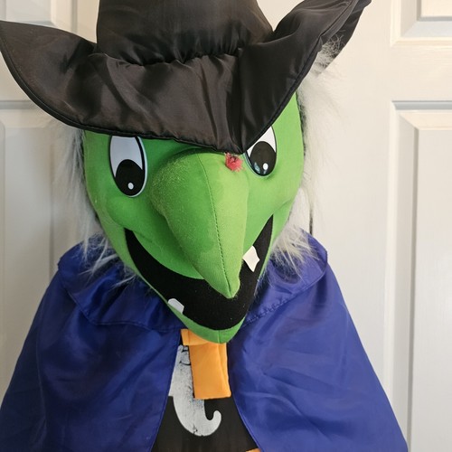 Goffa Green WITCH Plush JUMBO 54" Halloween Door Hanger Decor Stuffed Vintage - Picture 2 of 8