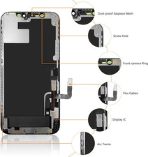 Kit Sostituzione Display Completo Per IPhone 11 Pro Max - Schermo LCD, Digitalizzatore 3D Touch, Strumenti