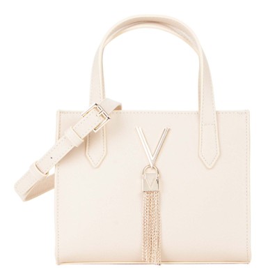 VALENTINO Divina SA Handbag Handtasche Umhängetasche Tasche Ecru beige Neu
