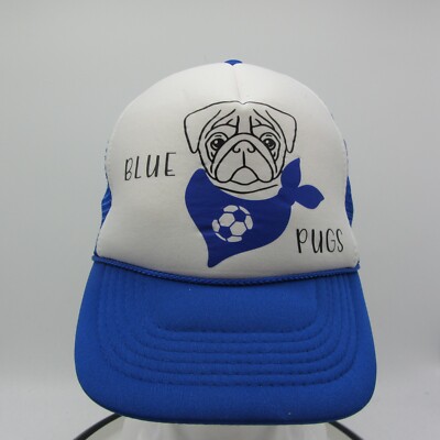 Blue Pugs Scarf Soccer Kids Trucker Hat Cap Locally Stranded Adjustable