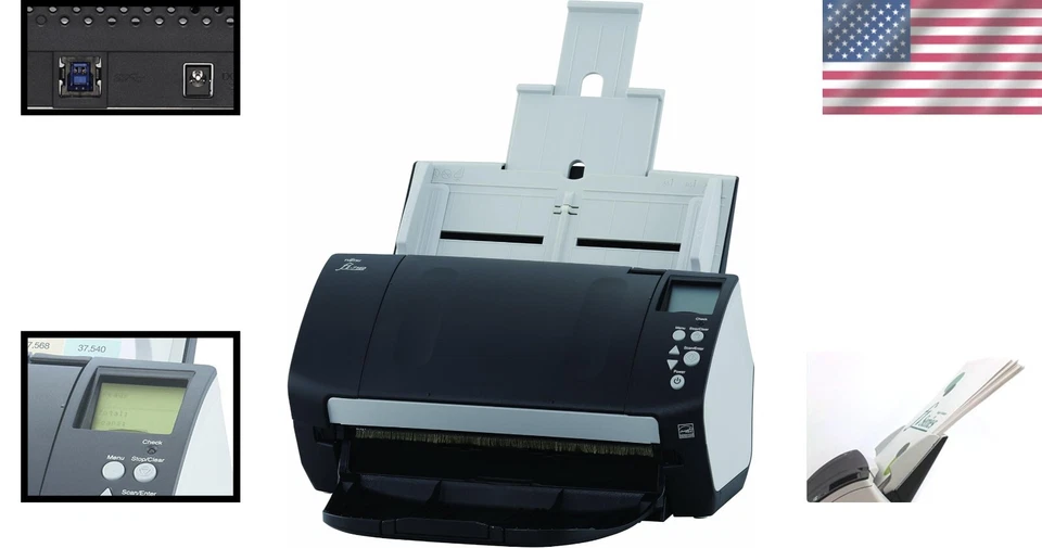 Efficient Duplex Document Scanner - 80 Sheet Capacity & Legal Size Support - Image 2 of 4