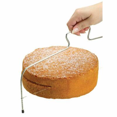 Kitchen Craft Großer Biskuit Kuchen Verstellbare Schicht Schneider, Schneiden Nivellierdraht