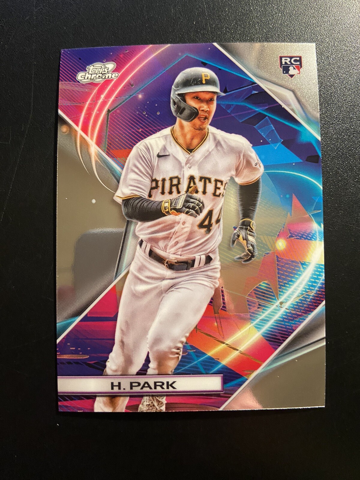 2022 Topps Chrome Cosmic Hoy Park #88 Pirates Rookie Baseball Card
