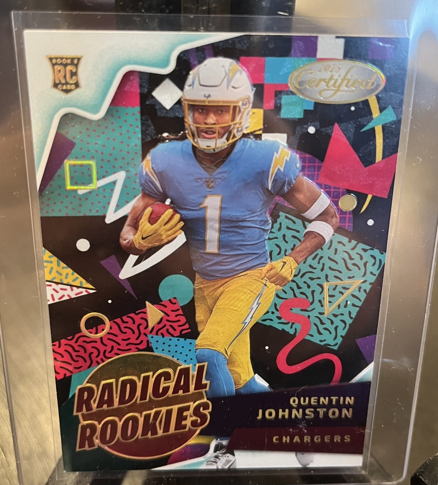 2023 Certified Football - Radical Rookies SSP Case Hit - Quentin Johnston RC
