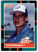 1988 Donruss The Rookies Todd Stottlemyre Toronto Blue Jays #37
