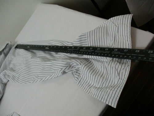 Donald J Trump Shirt Mens 16 1/2 Regular 34/35 Button Up Long Sleeve Striped - 第 7/12 張圖片
