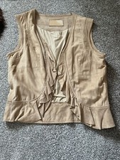 Ladies Celtic & Co Celtic Sheepskin Waistcoat Gilet.