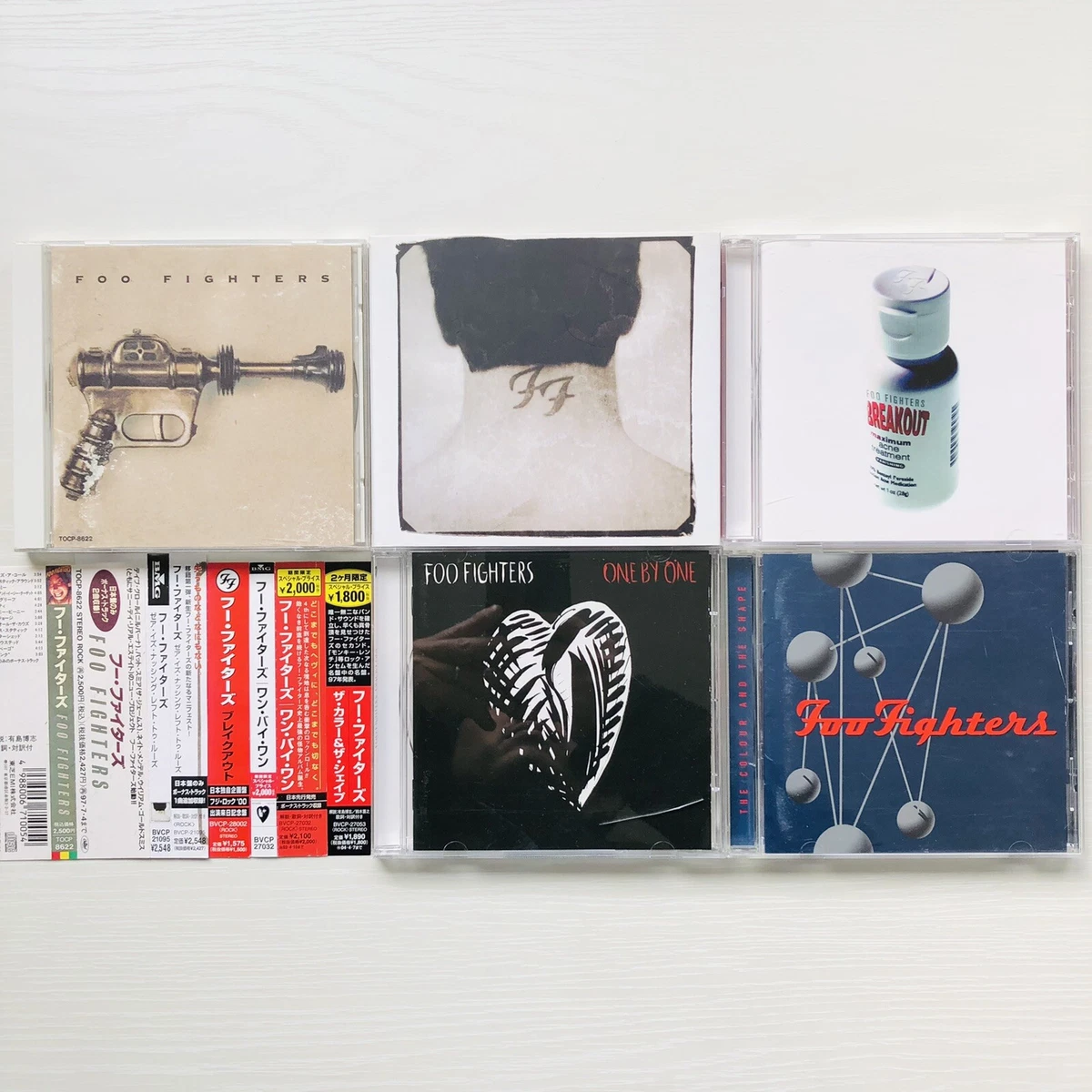 Foo Fighters CDs There is Nothing Left to Lose One by One set of 5 CDs