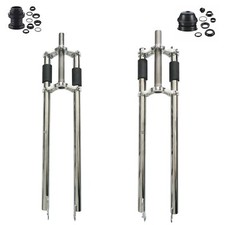 DONSP1986 26"/700C/29" Bicycle Fork w/Headset, Non-Suspension Triple Tree Fork