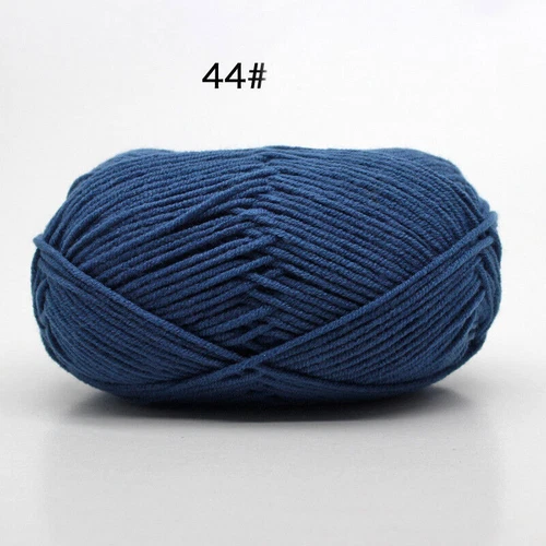 62 Colors Milk Cotton Skeins Hand Knitting Wool Baby Crochet Chunky Yarn 50g - Picture 67 of 87