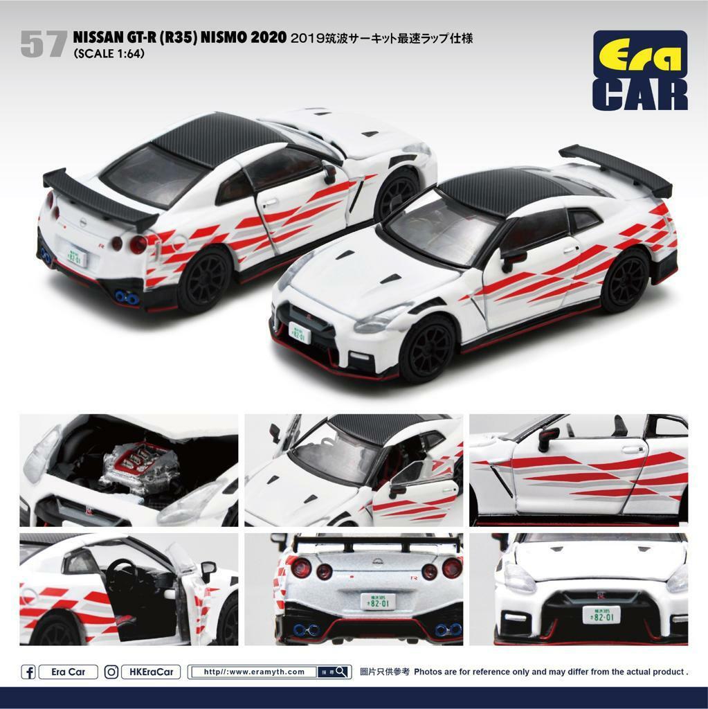 1/64 日産 NISSAN GT-R R35 GT500 NISMO GTR ERA Car 1/64 2020 Nissan GT-R R35 Nismo (Gray) #33 - USA