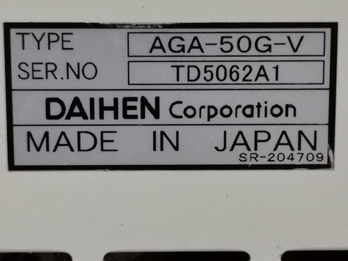 Daihen AGA-50G-V HF-Stromgenerator 5000 Watt TEL 3D39-000005-V1 - Bild 9 von 16