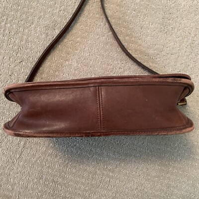 Vintage Coach Leatherware Turn Lock Leather 70s Flap Shoulder Bag