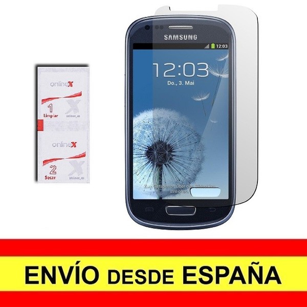 Cristal Templado para SAMSUNG GALAXY S3 MINI Protector Toallitas a2249 nt