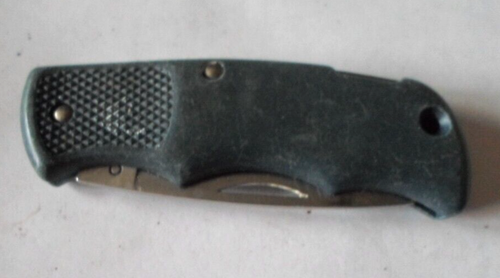 Cutco USA 1886 Plain Edge BLUE Lockback Pocket Knife - Picture 2 of 3