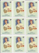 (9) 2010 Topps Allen & Ginter Mike Leake Rookie RC 9 Card Lot