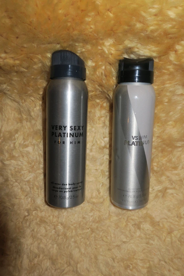❤️Muy sexy para él PLATINO HOMBRES 2.5oz/70ml AEROSOL CORPORAL PERFUME Victoria's Secret Foto 3 de 3