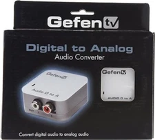 Gefen Digital Audio To Analog Audio Adapter/Converter (GTV-DIGAUD-2-AAUD) 305