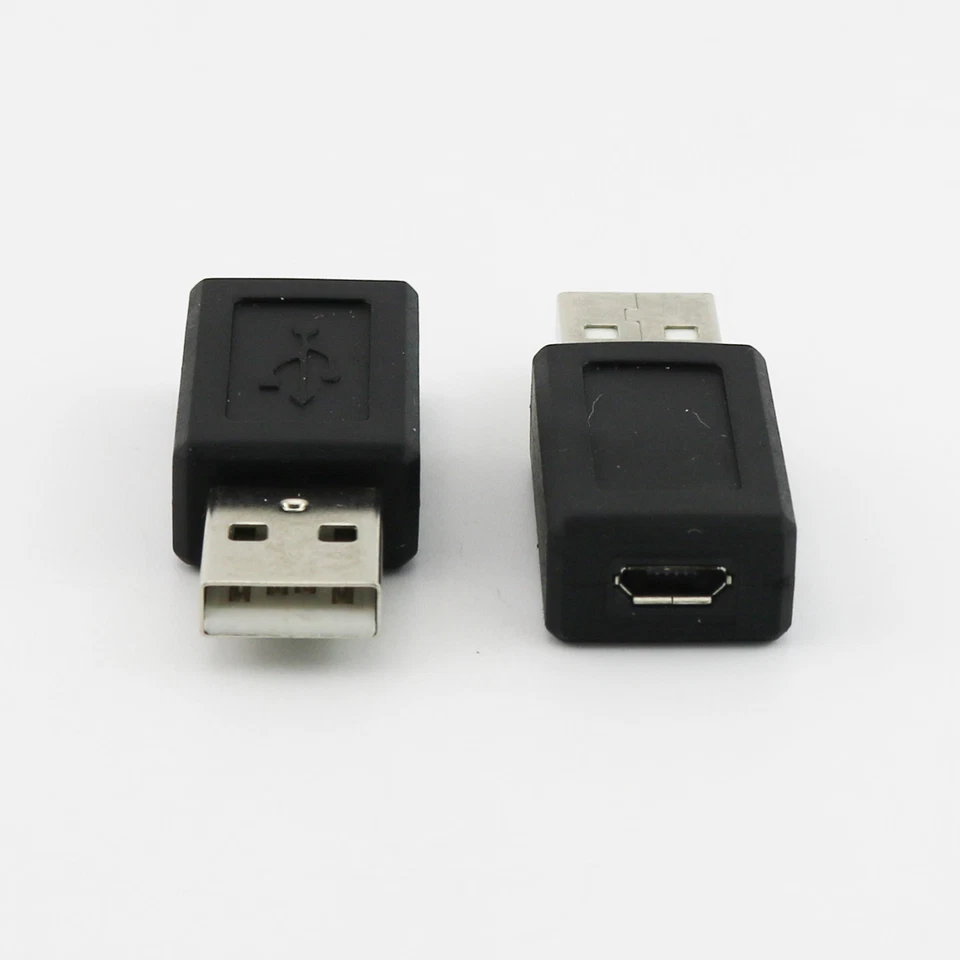 10x USB 2.0 A Male Plug To Micro 5 Pin Female Jack M/F USB Adapter Connector - Image 2 of 4