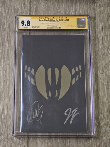 Something Is Killing The Children #33 CGC SS 9.8 Blue Mask Foil NYCC 2X Signed