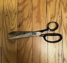 VTG 7โ Metal Wiss Inlaid Scissors No 37 Made In USA Fabric Clothing Design