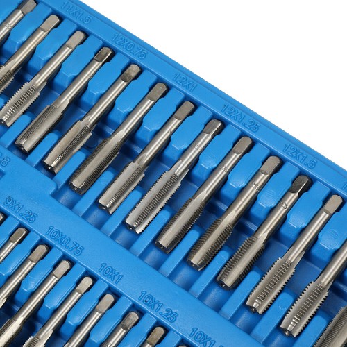 Gewindeschneider Satz M2-M18 Fein Gewinde Schneider Bohrer Werkzeug Set 110 tlg - Bild 10 von 12