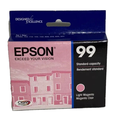 Epson 99 Light Magenta T099620 Standard Yield Ink Cartridge Best B4 June 2021